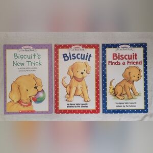 (3) BISCUIT books by Alyssa Satin Capucilli - My First I Can Read Book